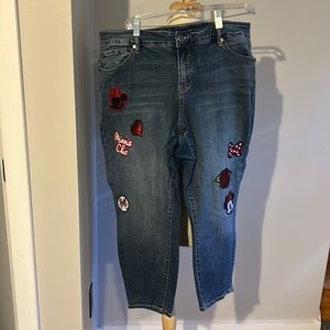 Disney x Torrid Jeans. “Minnie Chic.” Size 22